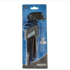 مجموعه آچار ستاره 9عددی JADERY سایز متوسط