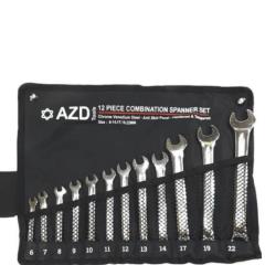 مجموعه آچار12عددی یکسر رینگ AZD 