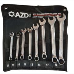 مجموعه آچار یکسر رینگ 8عددی AZD